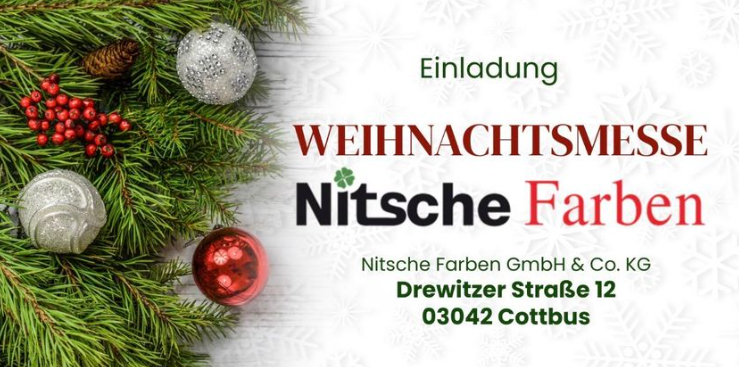 Einladung Weihnachtsmesse Cottbus